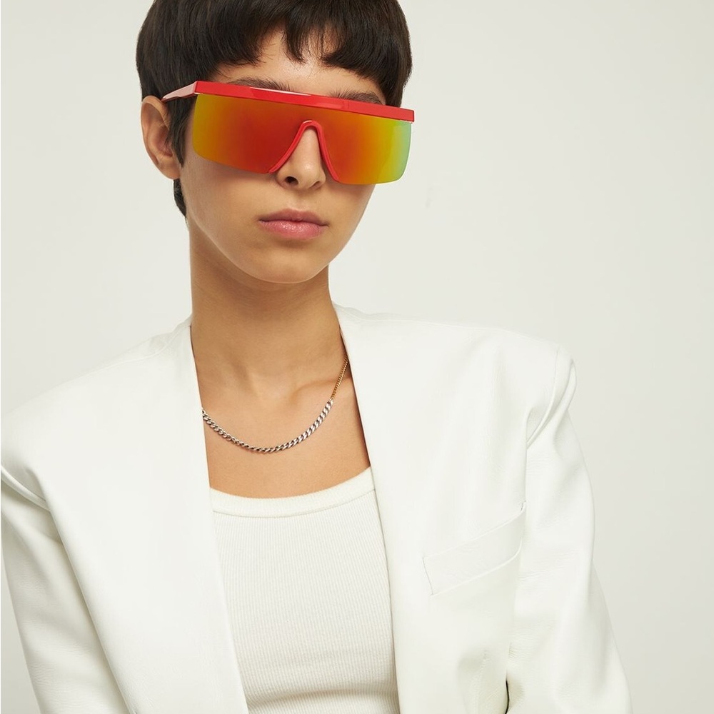 Stylish Red Gradient Sunglasses